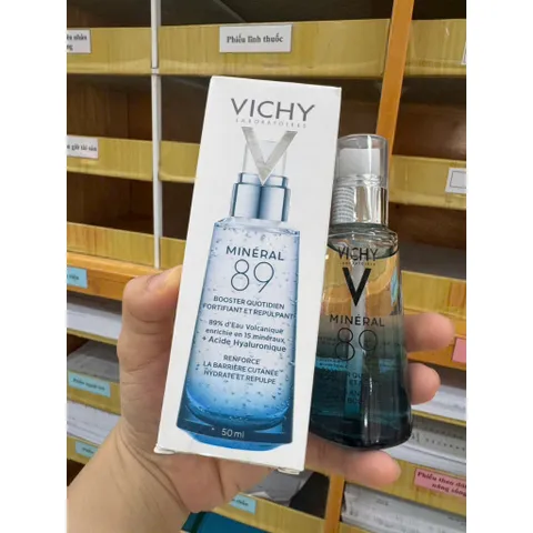 Tinh Chất Cấp Ẩm Phục Hồi Da Vichy Mineral 89 Serum Hyaluronic Acid 50ml Chính Hãng