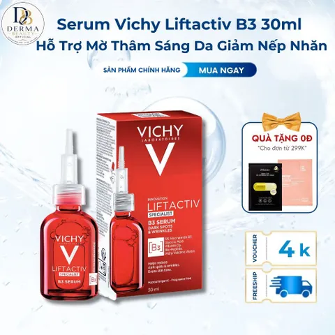 Serum Vichy Liftactiv B3 30ml Hỗ Trợ Mờ Thâm Sáng Da Giảm Nếp Nhăn
