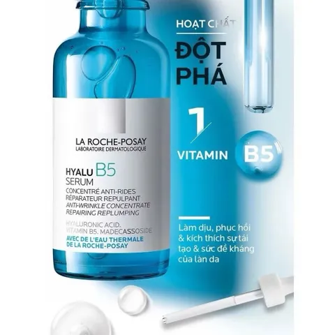 La Roche-Posay Hyalu B5 Serum 30ml Combo 2 Hộp | Dưỡng Ẩm, Hỗ Trợ Phục Hồi Da, Cho Da Nhạy Cảm Chính Hãng