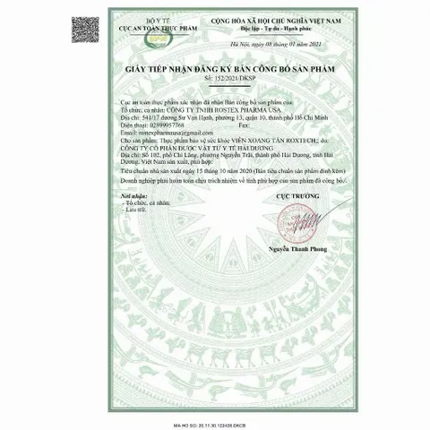 Viên Xoang Tán Roxtech thảo dược giúp giảm viêm xoang, viêm mũi dị ứng, thông mũi, dễ thở - 50 viên