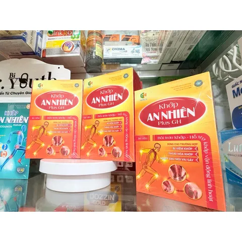 Viên uống Khớp An Nhiên Plus GH – Hỗ trợ giảm viêm khớp, thoái hóa khớp, đau mỏi vai gáy,bôi trơn các khớp