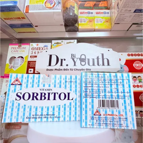 Bột nhuận tràng VITAMIN SORBITOL hỗ trợ tiêu hóa không táo bón, đầy hơi