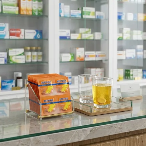 Viên sủi tiêu hóa US Pharma Peptifiz giảm đau bao tử dạ dày ợ hơi chua nóng rát, khó tiêu ăn kém (hộp 40 viên)