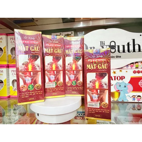 Xịt xương khớp MẬT GẤU (Chai 100ml) Giúp giảm đau mỏi cổ, vai gáy, tê bì chân tay, giảm đau hiệu quả, đả thông kinh mạch 817358
