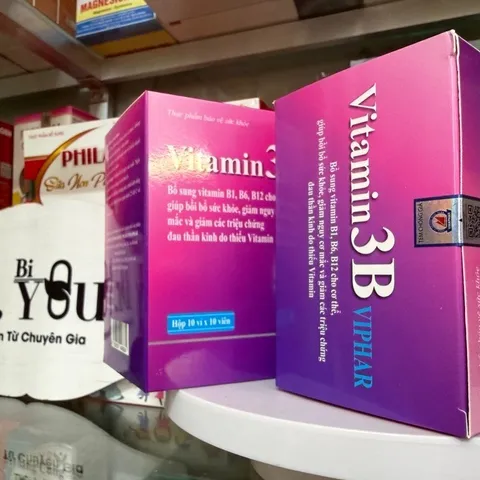 Viên Vitamin 3B Viphar Bổ sung vitamin tổng hợp,tăng đề kháng,dinh dưỡng bồi bổ sức khỏe,thể chất- Hộp 100 viên