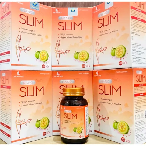 Viên Giảm Cân siêu tốc NANO SLIM Hỗ trợ giảm cân, tạo dáng, giữ dáng, chuyển hóa chất béo dư thừa,  giúp dáng thon ngọn