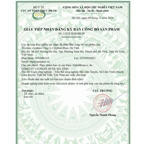 Viên ngậm Alpha Brom α - giảm  sưng viêm tấy phù nề họng, chấn thương Hộp 200v
