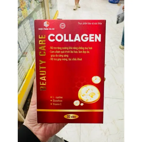 Viên uống đẹp da BEAUTY CARE COLLAGEN - Hỗ trợ Tăng Cường Chống Oxy Hoá, Làm đẹp da căng mịn - H30V