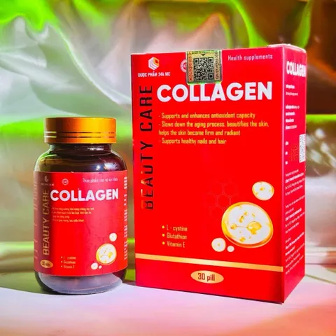 Viên uống đẹp da BEAUTY CARE COLLAGEN - Hỗ trợ Tăng Cường Chống Oxy Hoá, Làm đẹp da căng mịn - H30V