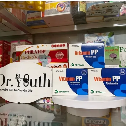 Viên uống Vitamin PP Pharco (Hộp 100 viên) Bổ sung Vitamin PP giúp giảm viêm da, mụn trứng cá, nhiệt miệng