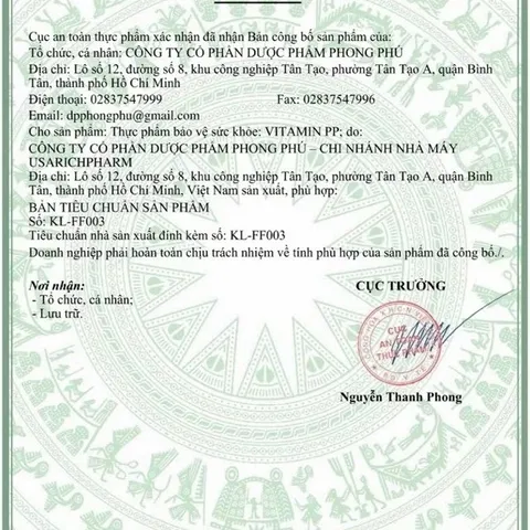 Viên uống Vitamin PP Pharco (Hộp 100 viên) Bổ sung Vitamin PP giúp giảm viêm da, mụn trứng cá, nhiệt miệng