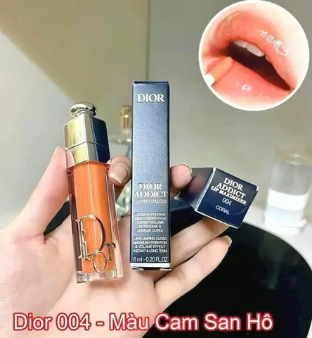 Son Dior Lip Maximizer 004 dưỡng môi căng mọng fullbox chính hãng 💸 giá tốt 🛒