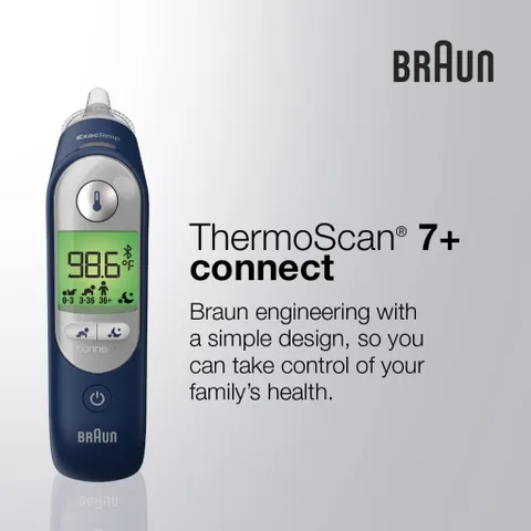 Nhiệt Kế Điện Tử Đo Tai Braun ThermoScan® 7+ IRT 6575 | Chính Hãng