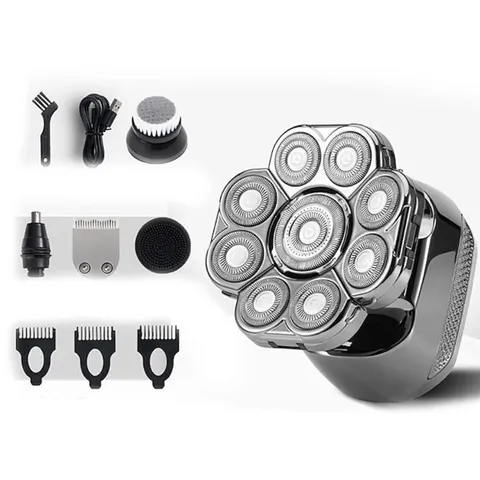 Tông Đơ Cắt Tóc, Cạo Trọc Đầu Đa Năng SHAVER 5 in 1 9D, 9 Lưỡi Thông Minh