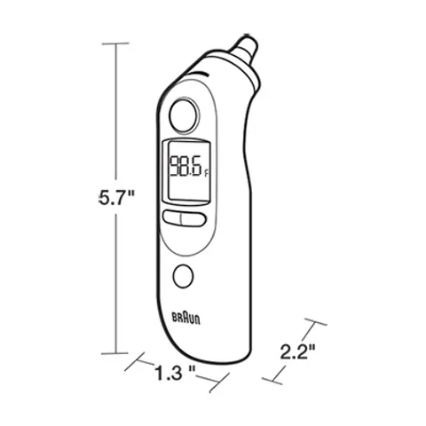 Nhiệt Kế Điện Tử Đo Tai Braun ThermoScan® 7+ IRT 6575 | Chính Hãng