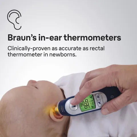 Nhiệt Kế Điện Tử Đo Tai Braun ThermoScan® 7+ IRT 6575 | Chính Hãng