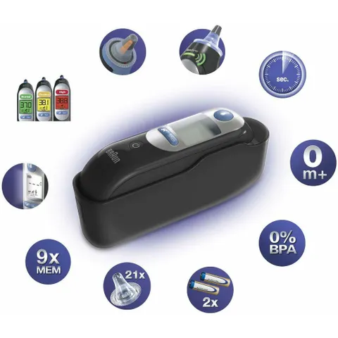 Máy Đo Thân Nhiệt Braun ThermoScan 7 IRT6520, Chính Hãng