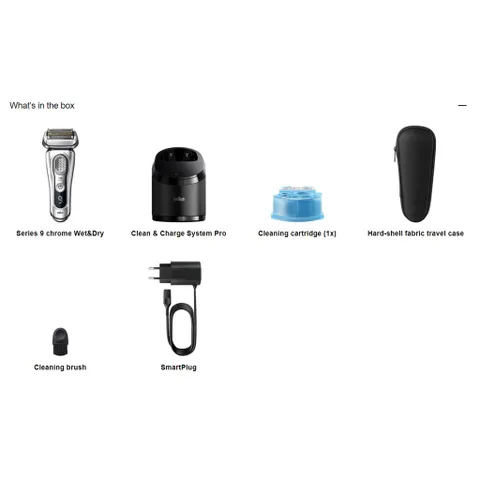 Máy cạo râu cao cấp Braun Series 9 9376CC, Chính Hãng - Made in Germany