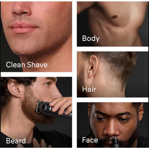 Tông Đơ Cắt Tóc Đa Năng, Tỉa Lông Mũi Kèm Dao Cạo Râu Gillette, Braun All-in-One Series 9 Trimmer Kit 40-in-1 AIO 9530 ProBlade