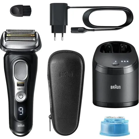 Máy Cạo Râu Braun Series 9 Pro 9460cc Wet & Dry shaver with 5-in-1 | Chính Hãng