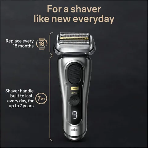 Máy cạo râu điện Braun Series 9 Pro 9517S/9419S Wet & Dry | Made In Germany