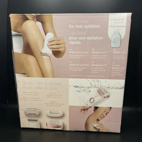 Máy Nhổ Lông BRAUN SILK-ÉPIL 9-9720, Cạo Lông, Triệt Lông Toàn Thân | MADE IN GERMANY