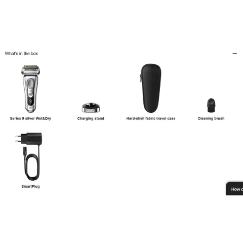 Máy cạo râu Braun Series 9 9330S Wet & Dry | Made in Germany - Open Box