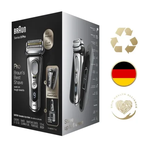 Máy Cạo Râu Cao Cấp Braun Series 9 Pro 9477CC, 9567CC, Công Nghệ Sonic | Quà Tặng Ý Nghĩa Cho Phái Mạnh