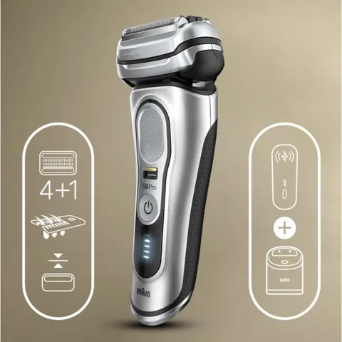 Máy Cạo Râu Cao Cấp Braun Series 9 Pro 9477CC, 9567CC, Công Nghệ Sonic | Quà Tặng Ý Nghĩa Cho Phái Mạnh