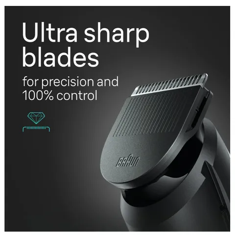 Tông Đơ Cắt Tóc Đa Năng Braun 8 In 1, Cắt Tóc, Cạo Râu, Tỉa Lông Mũi...