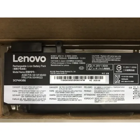Pin laptop lenovo ThinkPad T460S, T470S Zin - Pin Dài 817469