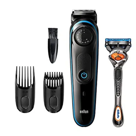 Tông Đơ Cắt Tóc, Cạo Râu Đa Năng Braun BT3240, Braun 5 in 1, Điều Khiển Độ Sâu Của Lưỡi Theo Ý Muốn
