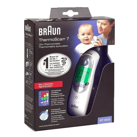 Nhiệt kế đo tai Braun ThermoScan, hàng chính hãng | Bảo hành 1 năm, 1 đổi 1