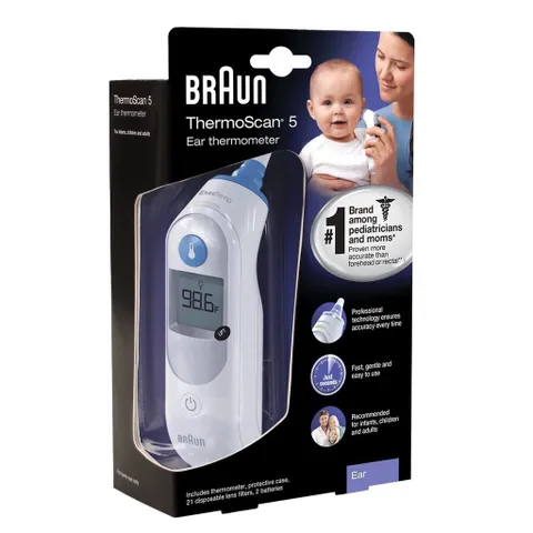Nhiệt kế đo tai Braun ThermoScan, hàng chính hãng | Bảo hành 1 năm, 1 đổi 1