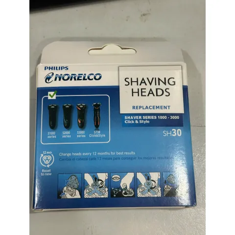 Đầu, Lưỡi Dao Philips Norelco SH30/52 Thay Thế Cho Máy Cạo Râu Philips Series S1000, S1200, S1300, S738...