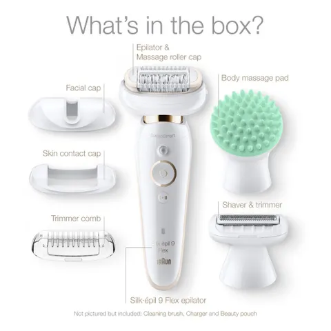 Máy nhổ, cạo, tẩy lông, Braun Silk·épil 9 Flex | Model SES 9020 3D
