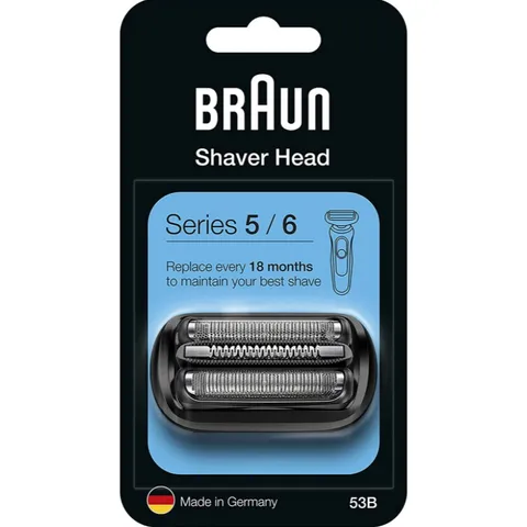 Bộ Đầu Lưỡi(Màng) Braun 53B Dùng Cho Máy Cạo Râu Braun Series 5, 6 | Made In Germany