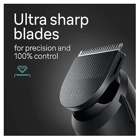 Tông đơ cắt tóc, đa năng có trức năng điều khiển độ sâu của lưỡi, Braun all-in-one 3 trimmer 5-in-1