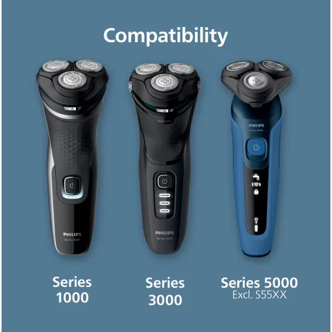 Bộ Đầu, Lưỡi Cho Máy Cạo Râu Philips Series 1, Series 3, Series 5, Philips SH30/50, Chính Hãng