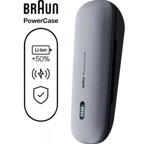 Hộp Sạc, Sạc Dự Phòng Braun PowerCase Cho Máy Cạo Râu Braun Series 9, 9 Pro, 8...