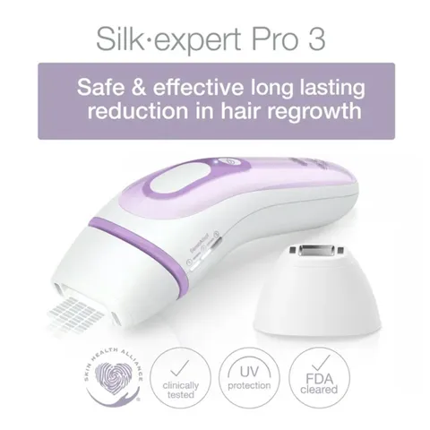 Máy Triệt Lông Vĩnh Viễn Cao Cấp Braun Silk-Expert Pro 3, Chính Hãng | Nhập Từ Mỹ