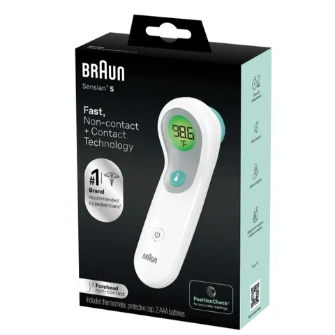 Máy đo nhiệt độ Braun Sensian™ 5, hàng Mỹ | Nhiệt độ đo trán Braun Sensian™ 5 | BNT300