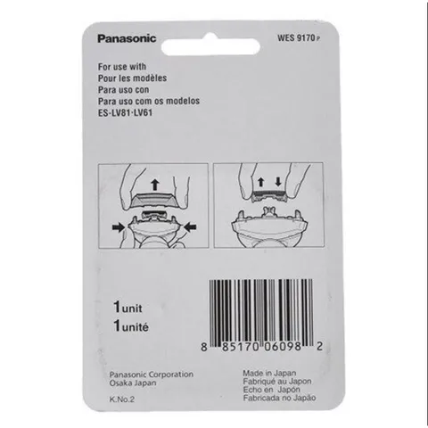 Bộ Lưỡi Dao Cho Máy Cạo Râu Panasonic WES9170P, Tương Thích ESLV90, ES-LV65-S, ES-LV95-S & ESLV81K