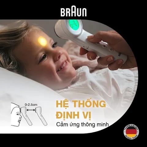 NHIỆT KẾ ĐIỆN TỬ, HỒNG NGOẠI ĐO TRÁN BRAUN BNT400, BNT300 | CHÍNH HÃNG