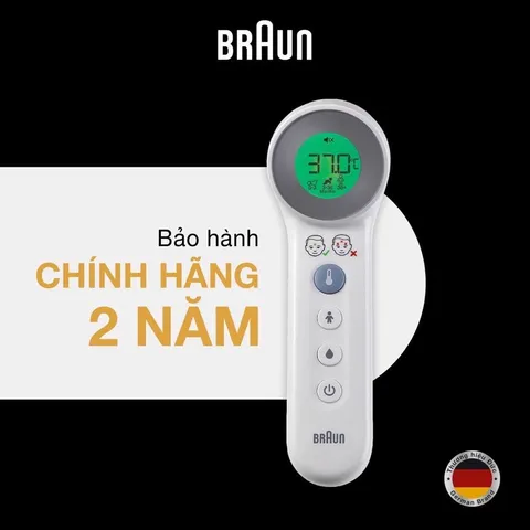 NHIỆT KẾ ĐIỆN TỬ, HỒNG NGOẠI ĐO TRÁN BRAUN BNT400, BNT300 | CHÍNH HÃNG
