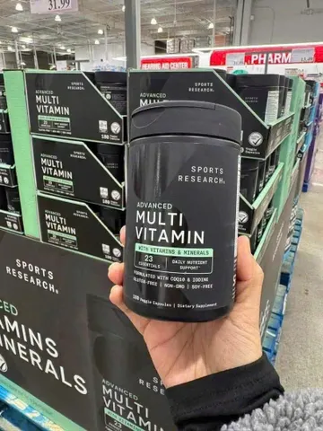 Vitamin Tổng Hợp Sports Research Advanced Multivitamin 180 Viên Mỹ