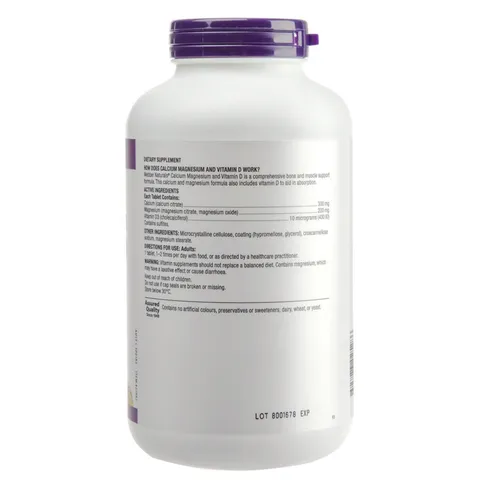 Viên uống Webber Naturals Calcium Magnesium & Vitamin D |250 viên| Hỗ trợ cơ bắp - Bảo vệ/nuôi dưỡng hệ xương & Phòng ngừa loãng xương [SP Chuẩn Canada không tem]