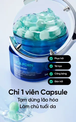 Kem Dưỡng BEPLAIN CICA PDRN 50ml – Kem Phục Hồi Da, Cấp Ẩm, Tăng Đàn Hồi, Dưỡng Da Căng Bóng Mịn Đẹp