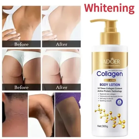 Sữa Dưỡng Thể Collagen Tinh Chất Vàng 300g Ngăn Ngừa Lão Hóa, Trắng Da, Mềm Mại Hiệu Quả Whitening Body Cream