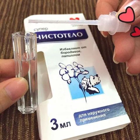 Gel Chấm nốt ruồi Nga Dvelinil giảm mụn cóc, mụn thịt, sẹo lồi